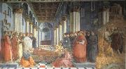 Fra Filippo Lippi The Celebration of the Relics of St Stephen and Part of the Martyrdom of St Stefano USA oil painting artist